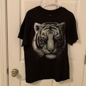 Unisex Large Tiger Print T-Shirt